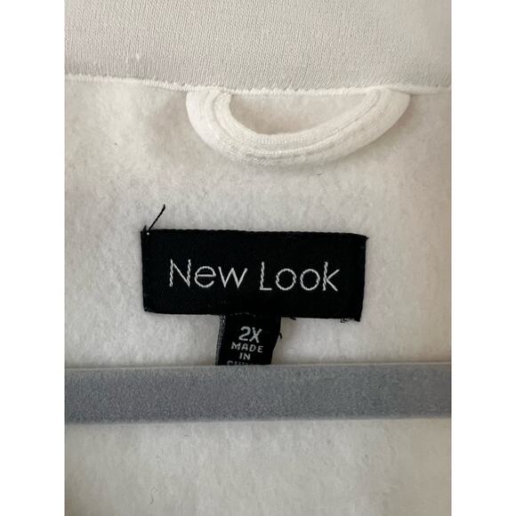 New Look  Womens White Jacket Size 2X - Picture 5 of 5